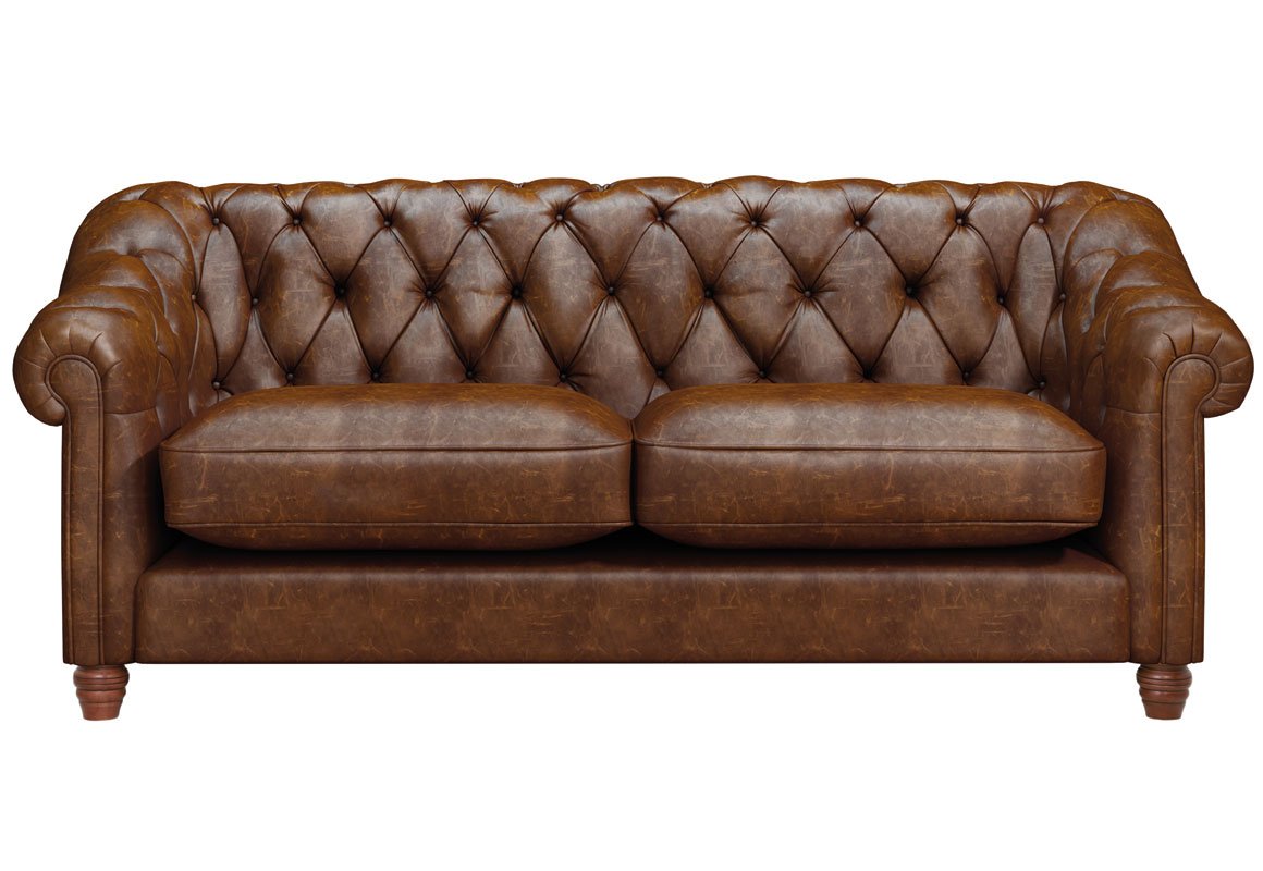 Belgravia 3 Seater Leather Sofa