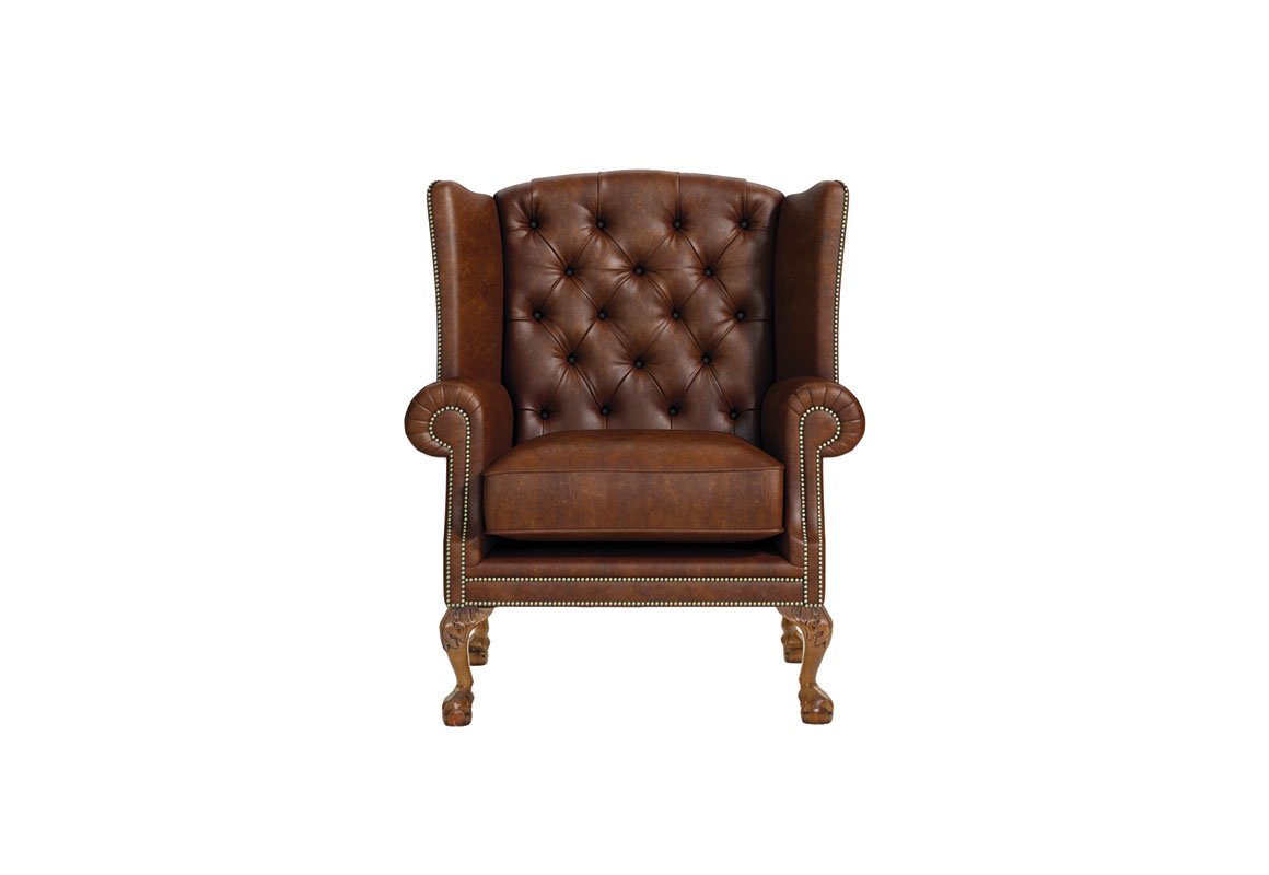 Belgravia Leather Highback Chair