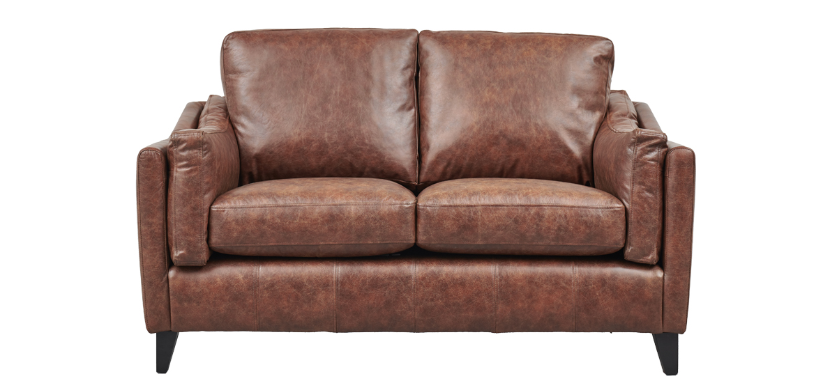 Hudson 2 Seater Leather Sofa