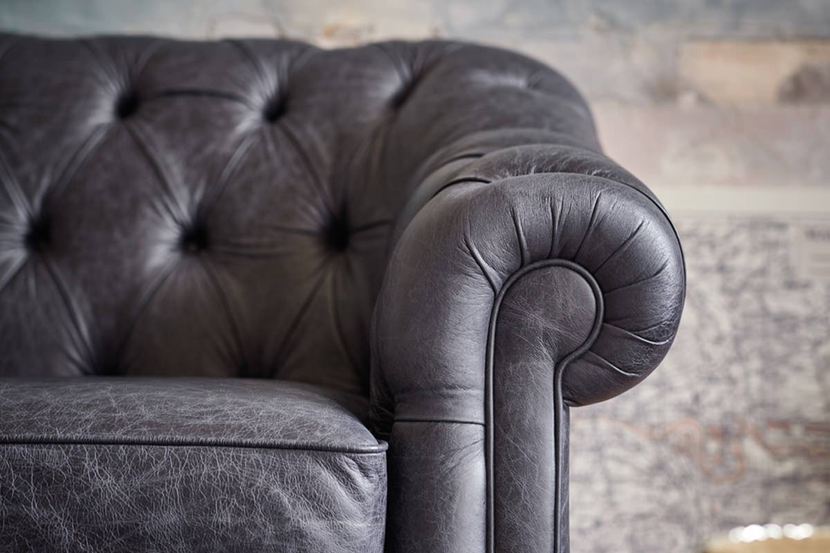 Belgravia 3 Seater Leather Sofa