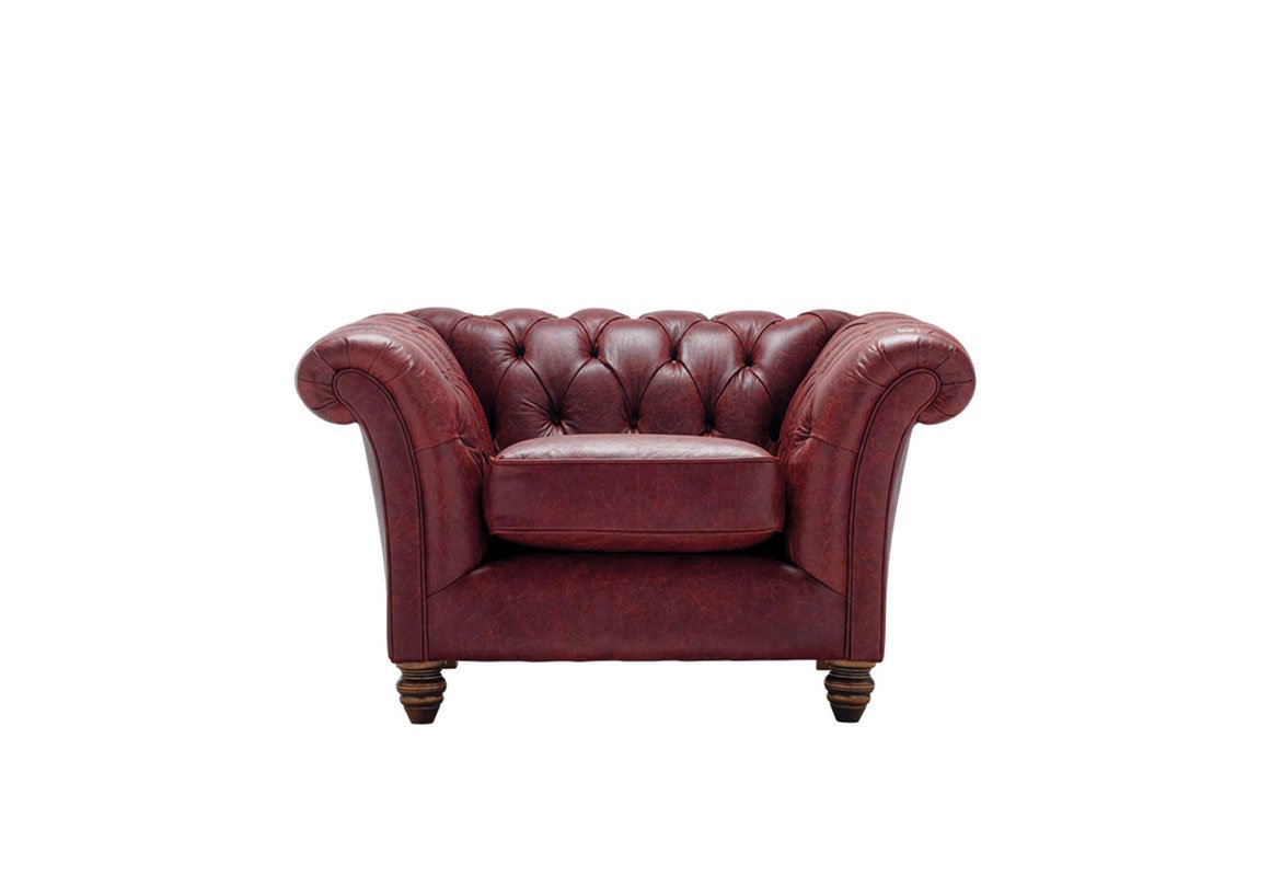 Accent Chair - Leather - Club Chair - Cambridge from Thomas LLoyd