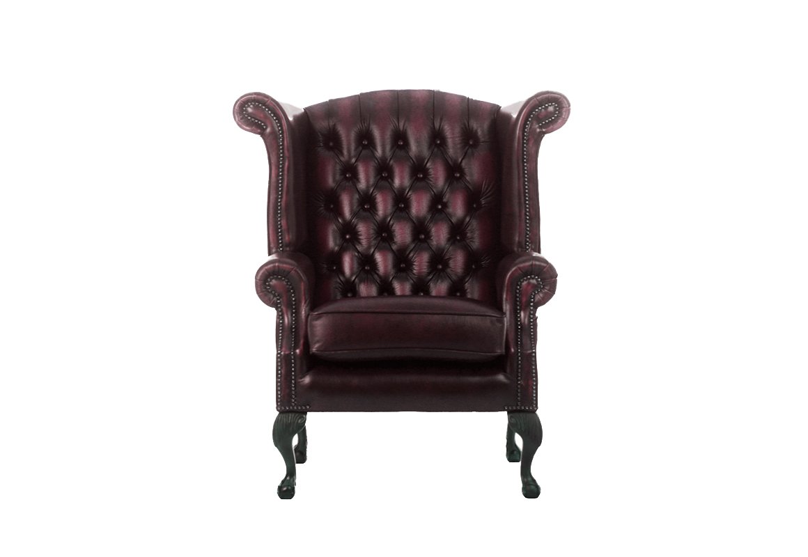 Accent Chair - Leather - Wingback Chair - Georgian from Thomas LLoyd